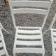 6 iron garden chairs