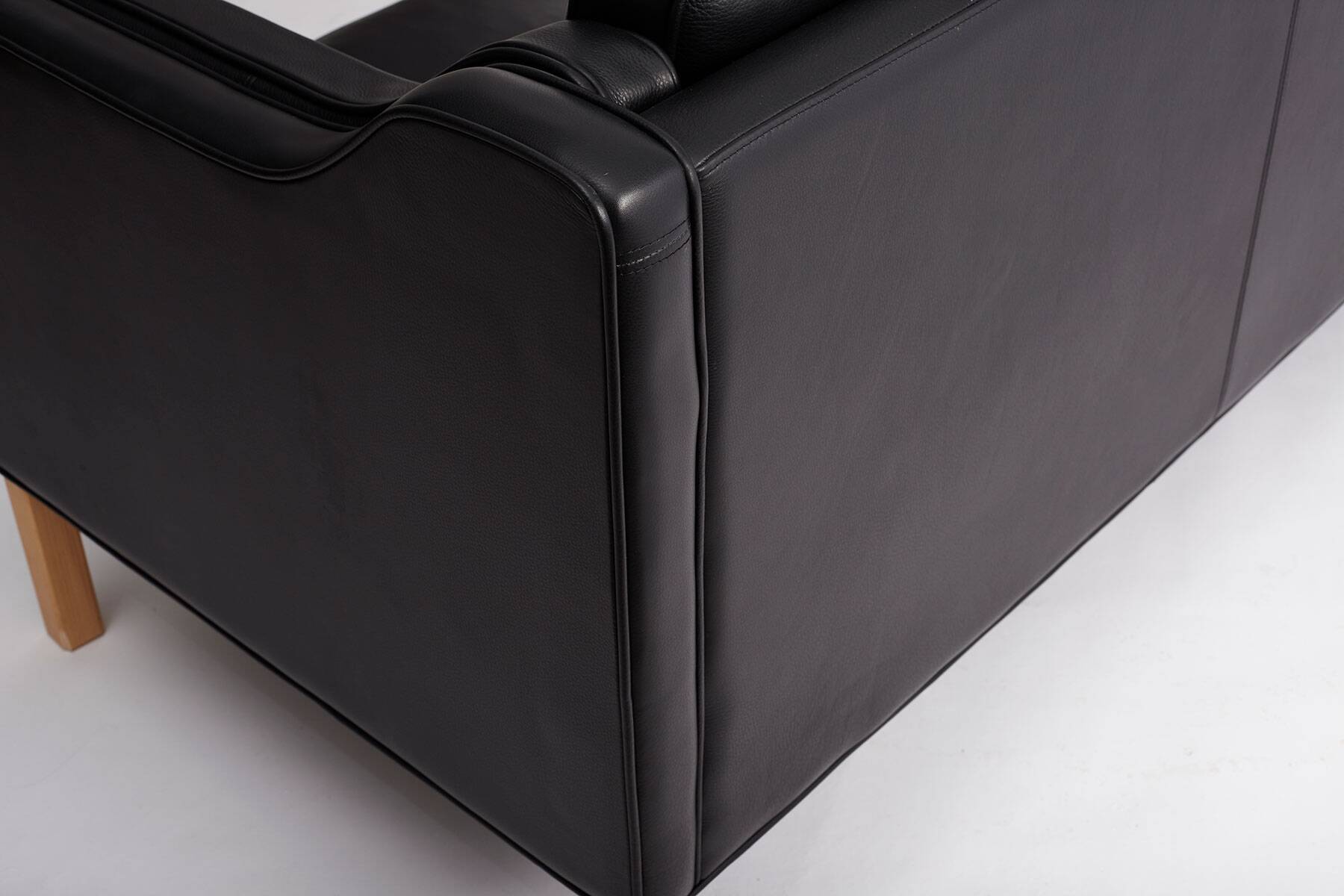 Leather Sofa produced by Hurup Møbelfabrik, Denmark 1970s.