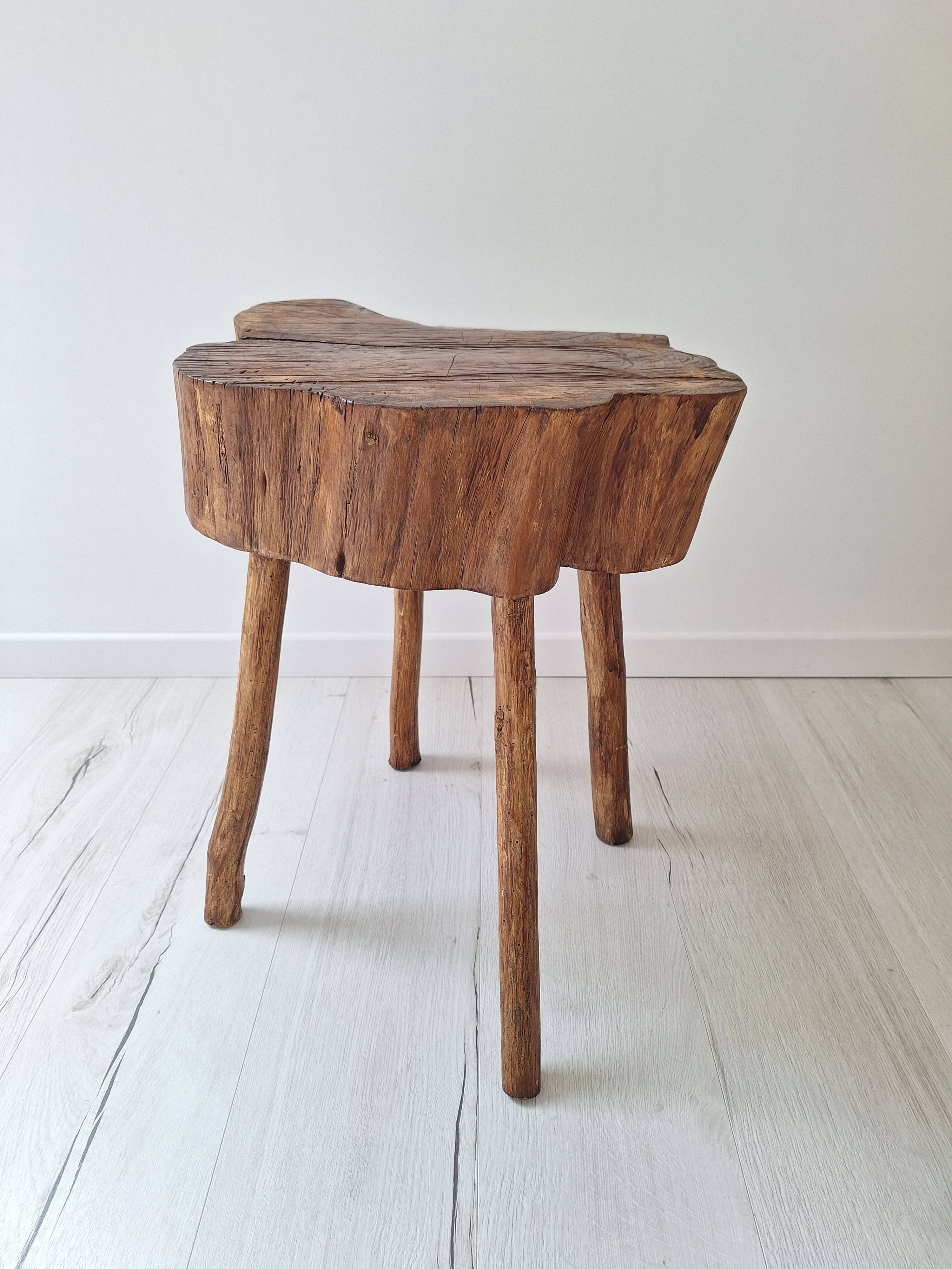 Coffee table, side table, brutalist end table.
