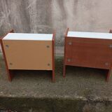 Pair of vintage bedside tables