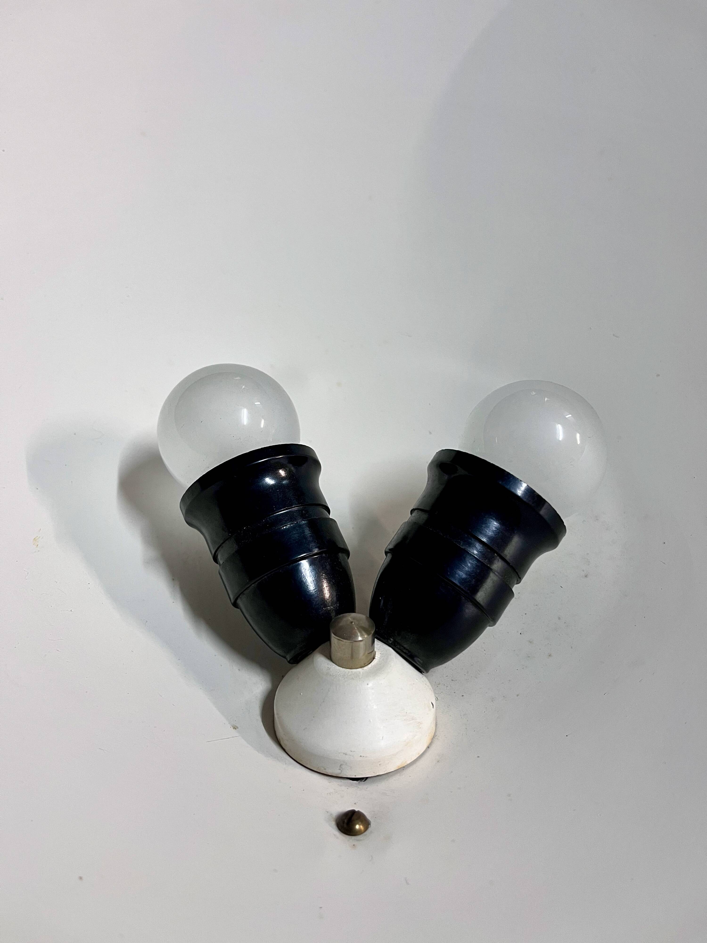 Pair of wall lamps by Guiseppe Ostuni, O-luce Edition, 1950s