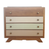 Commode vintage 4 tiroirs revisités