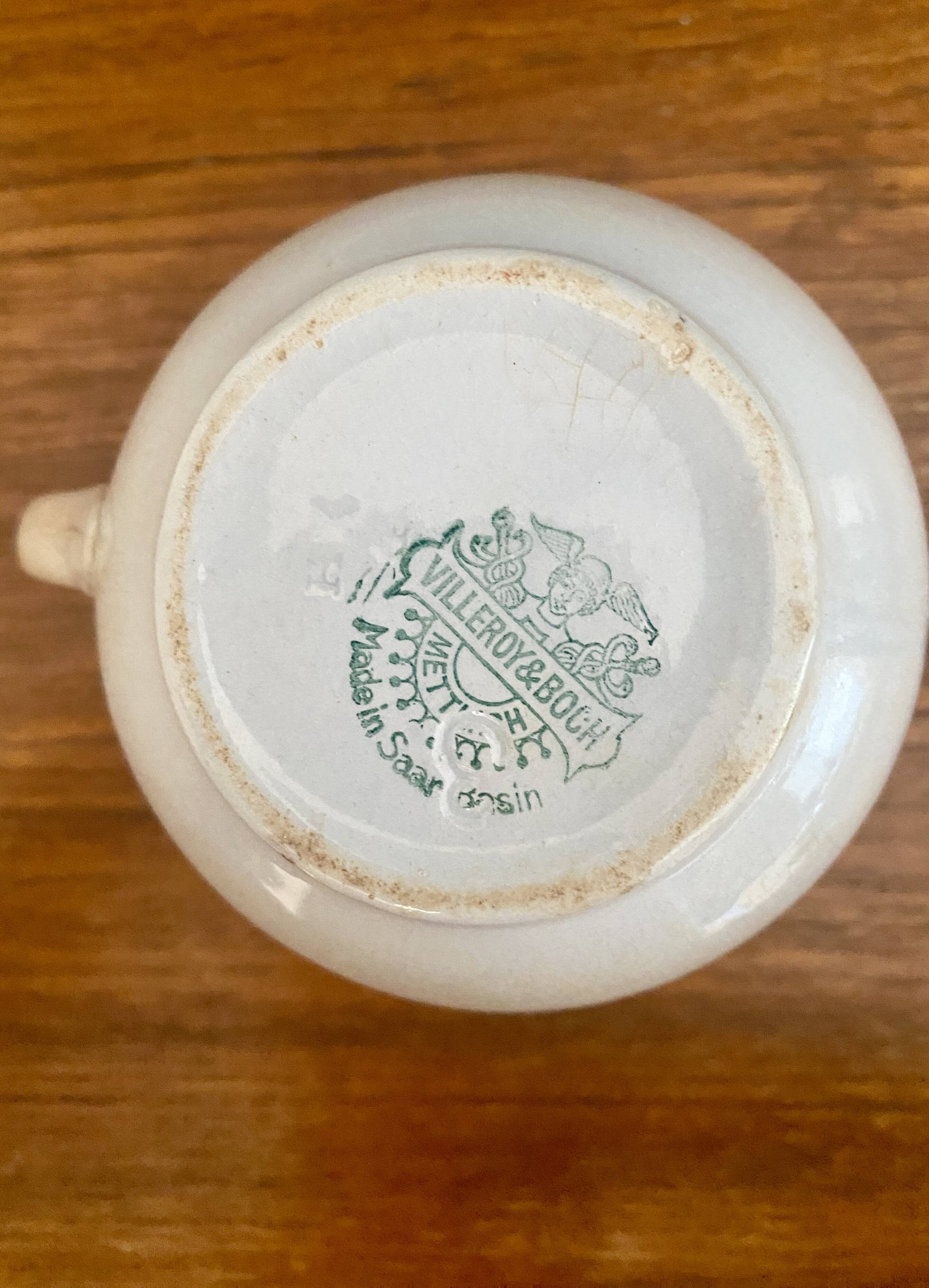 Small ceramic jug Villeroy & Boch from the 1950s-60s.