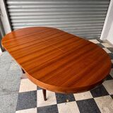 Table extensible en teck vintage