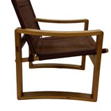 Chaise Safari Vintage Børge Jensen en pin, Danemark, années 1970