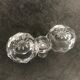 Saleron of table in crystal of saint louis star decoration
