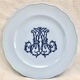 10 anciennes assiettes à dessert XIX Brown Westhead More & Co