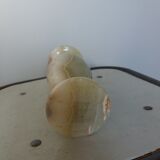 Polished marble vase
