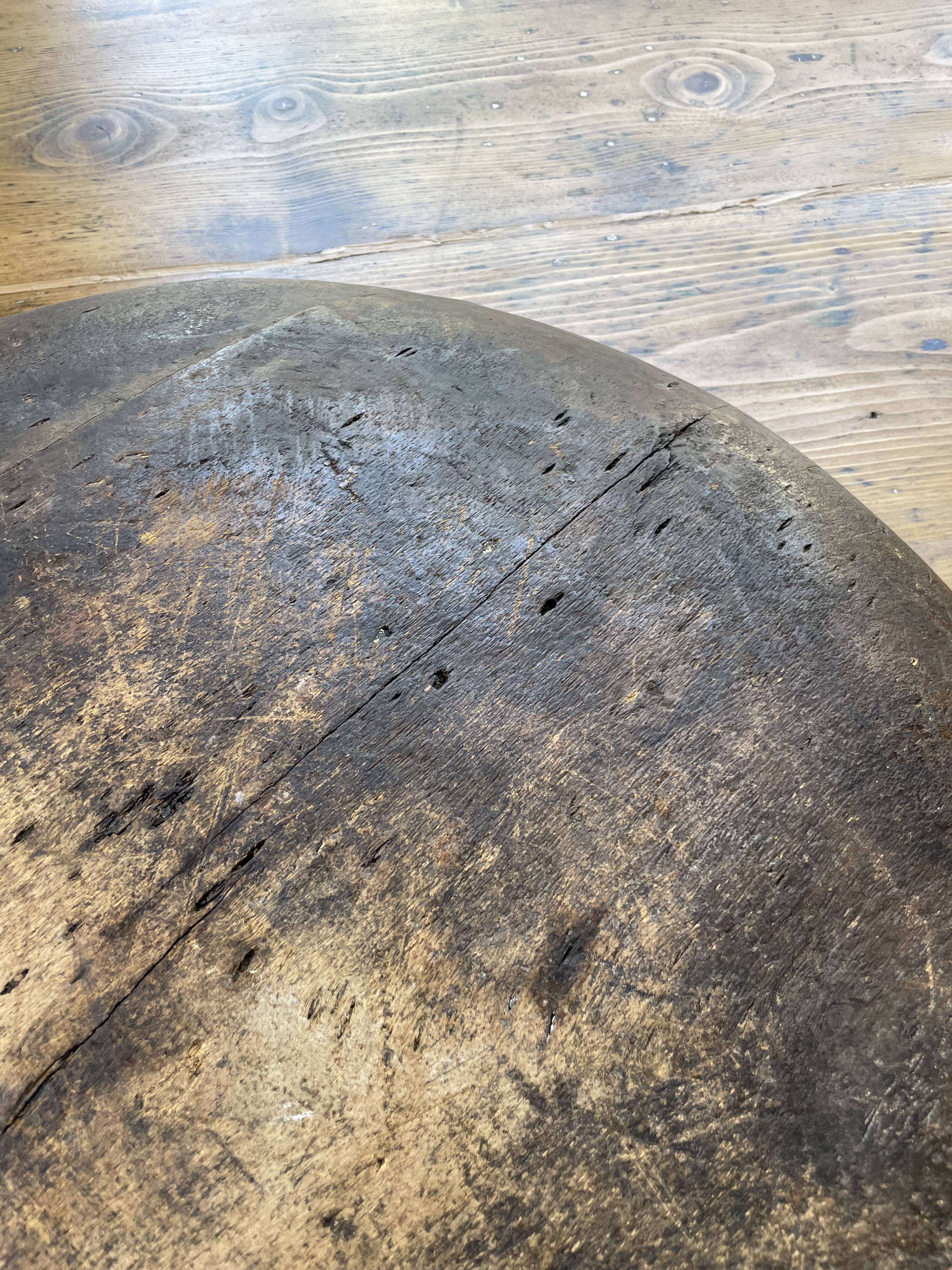 Plat en bois berbère XXL