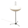 German floor lamp metal and plastic Tripod Ufo 370 by Bega, 1950s