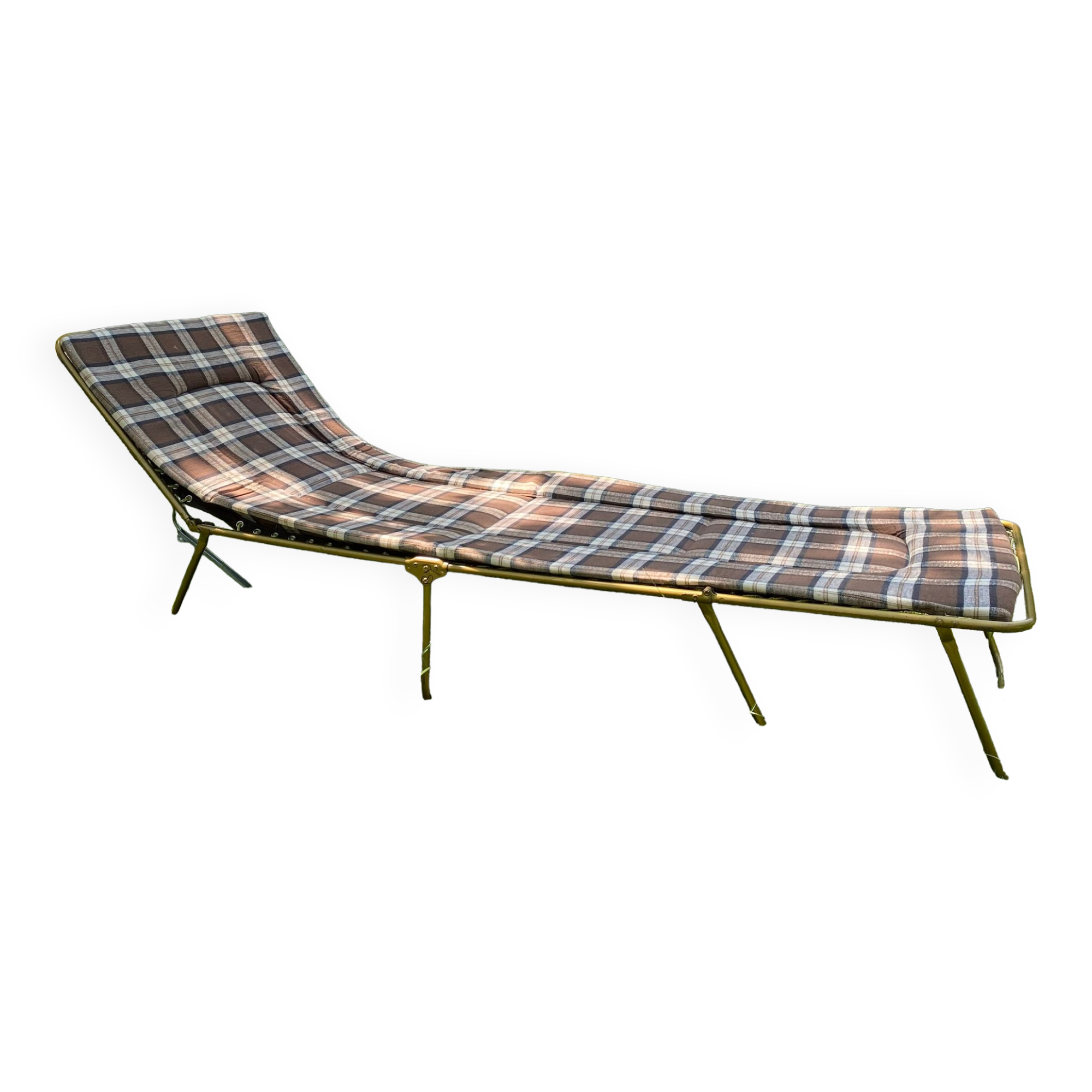 Deckchair, Lafuma camp bed, 70s