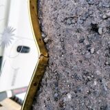Vintage free-form asymmetrical mirror