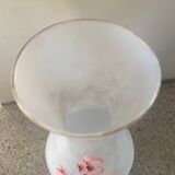 Kitsch vase with floral decoration