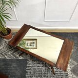 Mirror coffee table and compass legs
