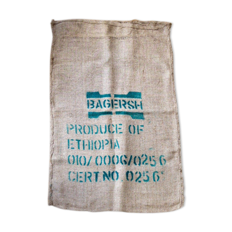 Burlap sack "Bagersh Produce of Ethiopia"