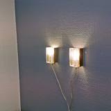 Pair of wall lamps/bedside lamps from Danish Vitrika, produced in the 60-70s.