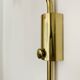 1970s Brass Lesan Wall Lamp by Florian Schulz