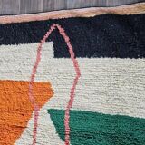 Handmade pure wool rug, size 100 x 200 cm.