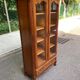 Louis XV display cabinet in solid wood from the 1970s.