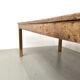 Large brutalist farmhouse table in solid oak from the 1950s.
