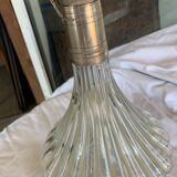 Silver metal decanter carafe
