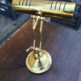 Brass desk lamp