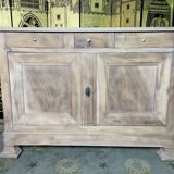 Louis Philippe low buffet in restored walnut 19th