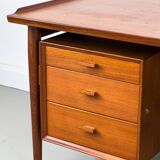 Teak Model 207 Desk by Arne Vodder for Sibast, 1960s