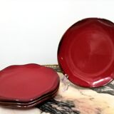 4 assiettes à dessert de style nerderviller