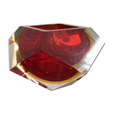 Empty vintage Murano glass pocket