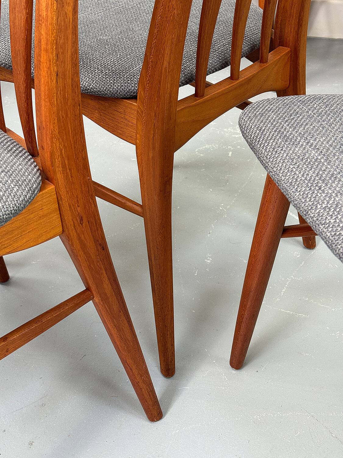 Chaises Eva de Niels Koefoed pour Hornslet Møbelfabrik, 1960