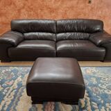 Roche Bobois 3-seater sofa with ottoman