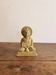 Buddha Sculpture Steatite Stone Lard India Asia Padmasana Abhaya Mudra