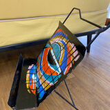 Enamelled magazine rack