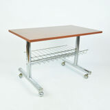 Table basse sur roues, années 1970