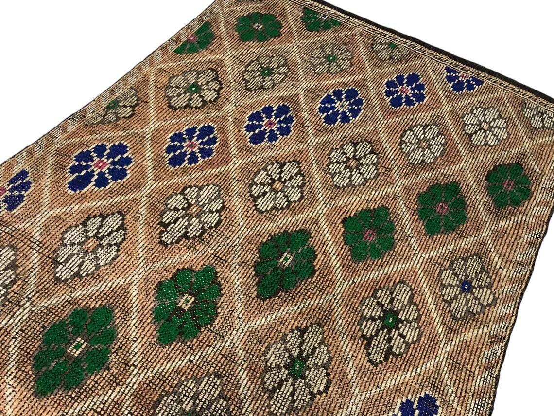 Geometric Tribal Kilim Rug