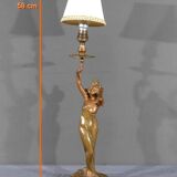 Regulate Lamp, Art Nouveau style, signed C.Rosa – Mid 20th century