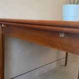 Vintage teak table with extensions