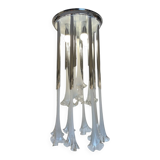 Calla, Murano Ceiling Lamp by Venini, 1960s