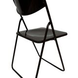 Vintage Ted Folding chairs Niels Gammelgaard for Ikea - Set of four - in Dark Brown