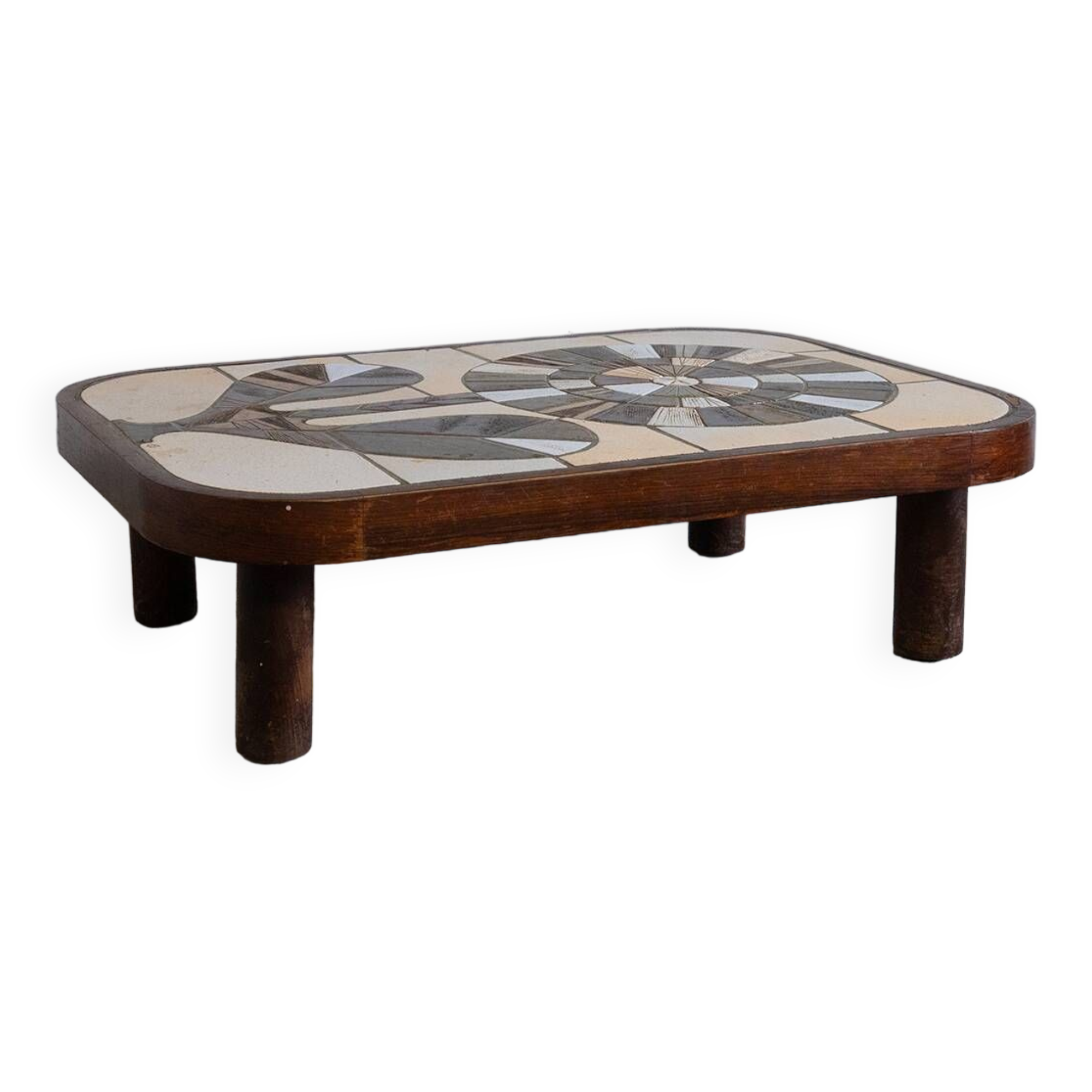 Coffee table by Roger Capron, “Fleur” model