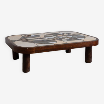 Coffee table by Roger Capron, “Fleur” model