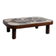 Table basse de Roger Capron, modèle "Fleur"