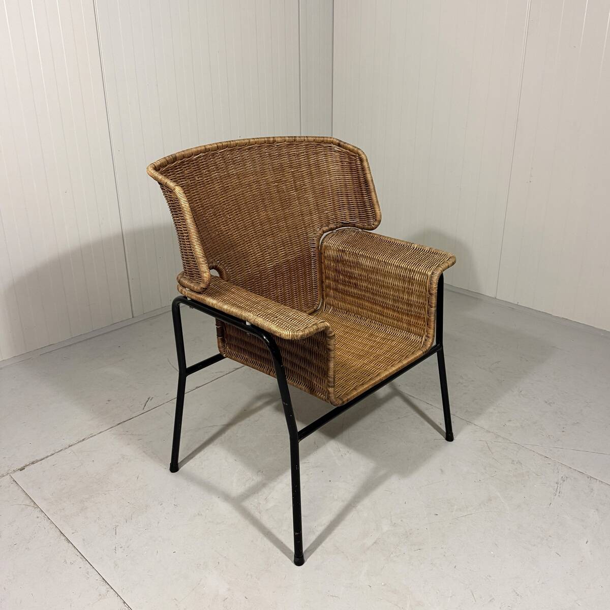Wouter Fens rattan chair Gebr. Jonker Netherlands 1960’s