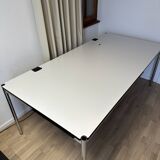 Usm haller advanced desk/table in pearl grey laminate