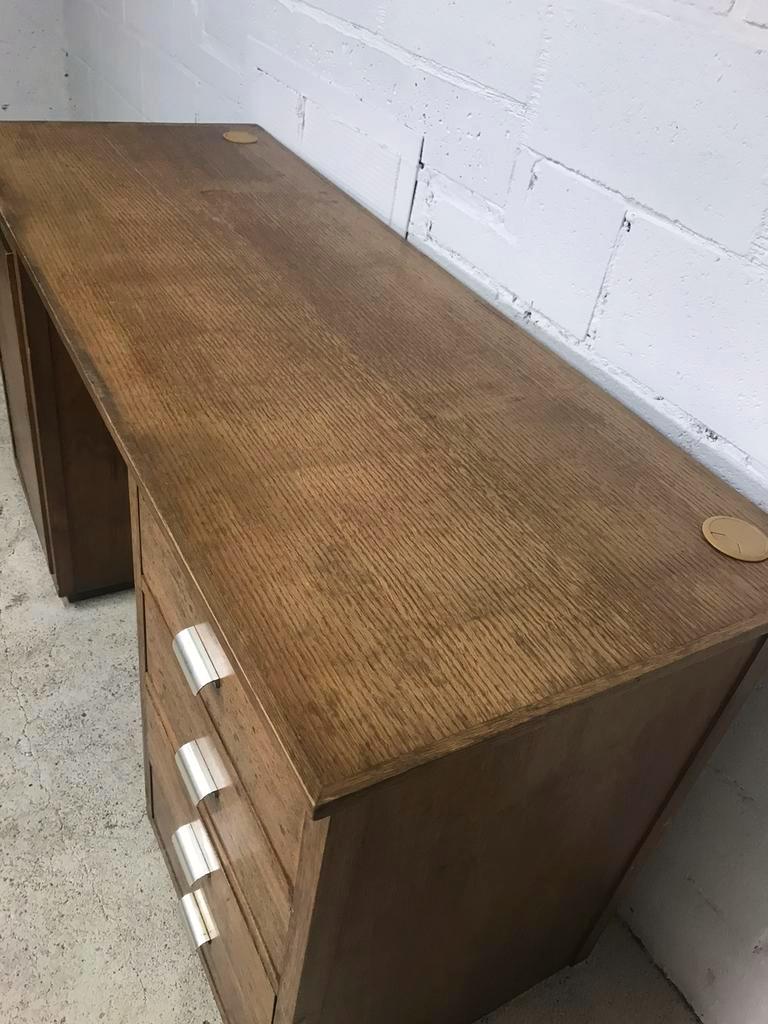 Vintage desk / writing table Old wooden desk 158 x 60 x 80 h