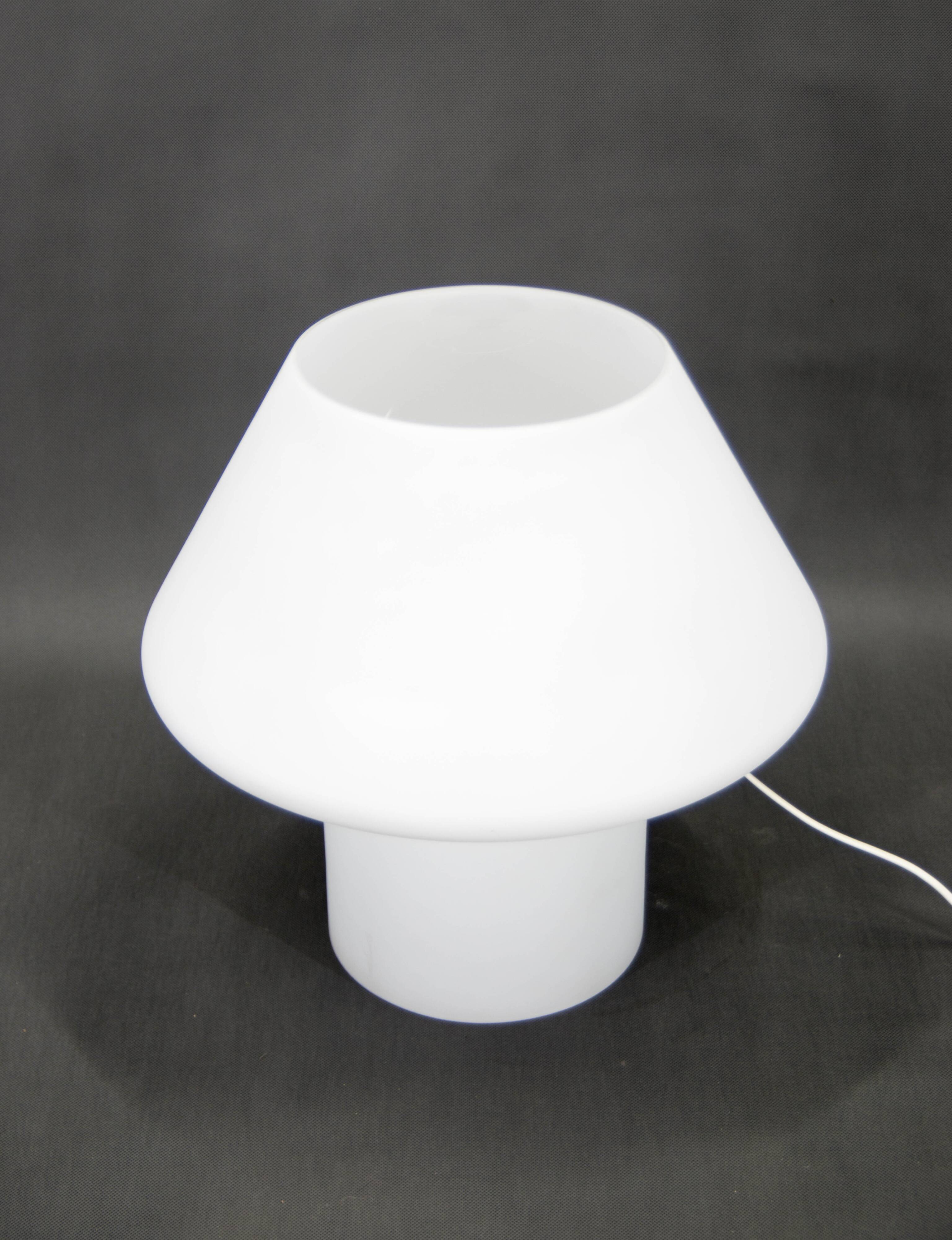 Murano Glass Mushroom Table Lamp, Italy, 2000s