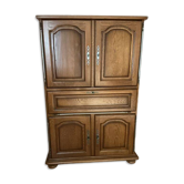 Retro wooden TV cabinet