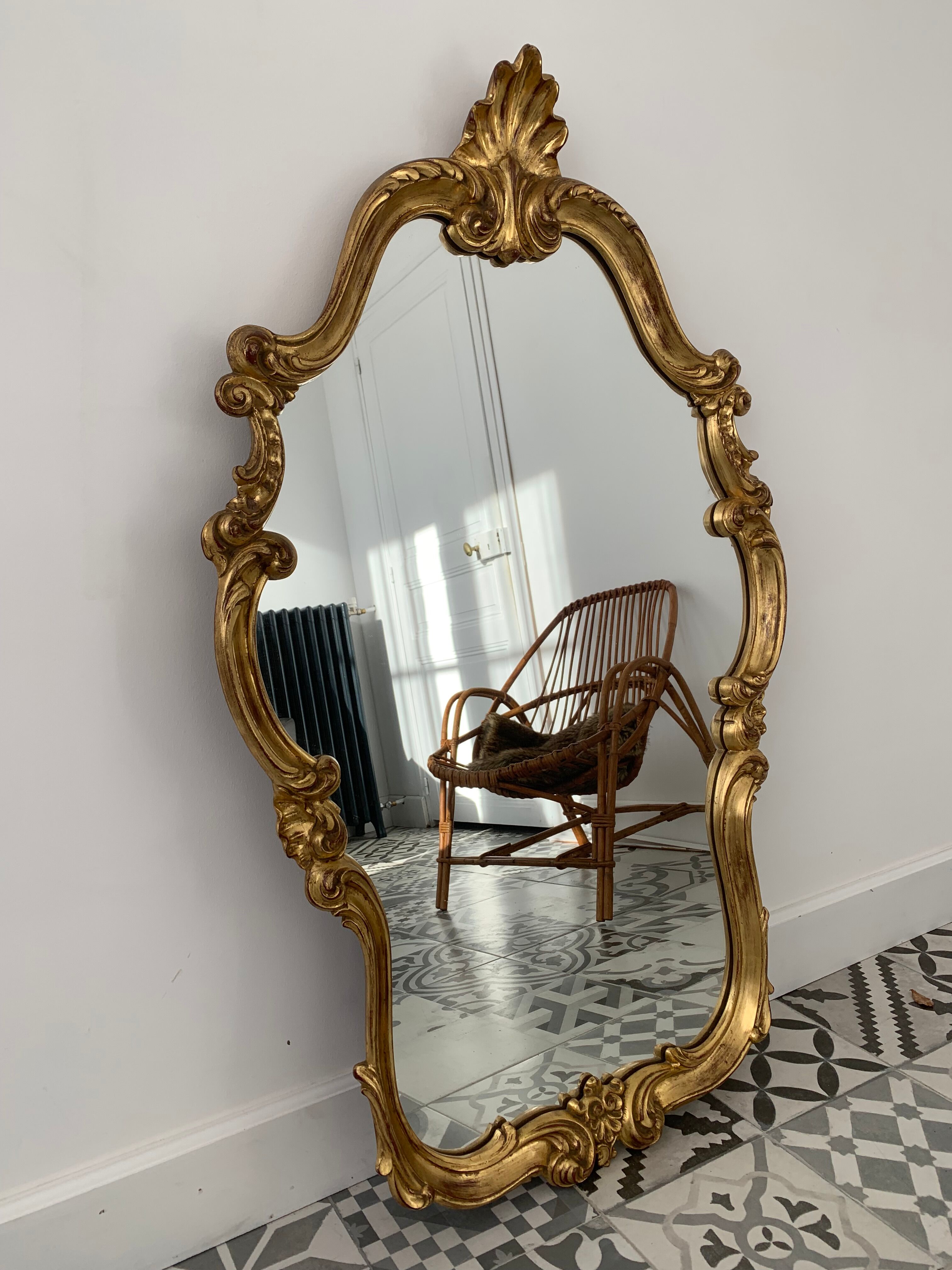 Baroque mirror 115x70cm