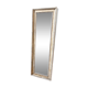 Mirror frame in white painted patinated wood